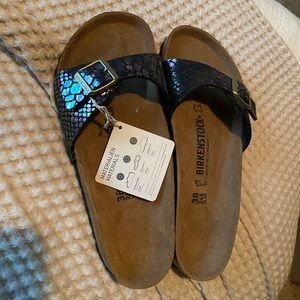 Birkenstock beautiful mermaid iridescent colored!